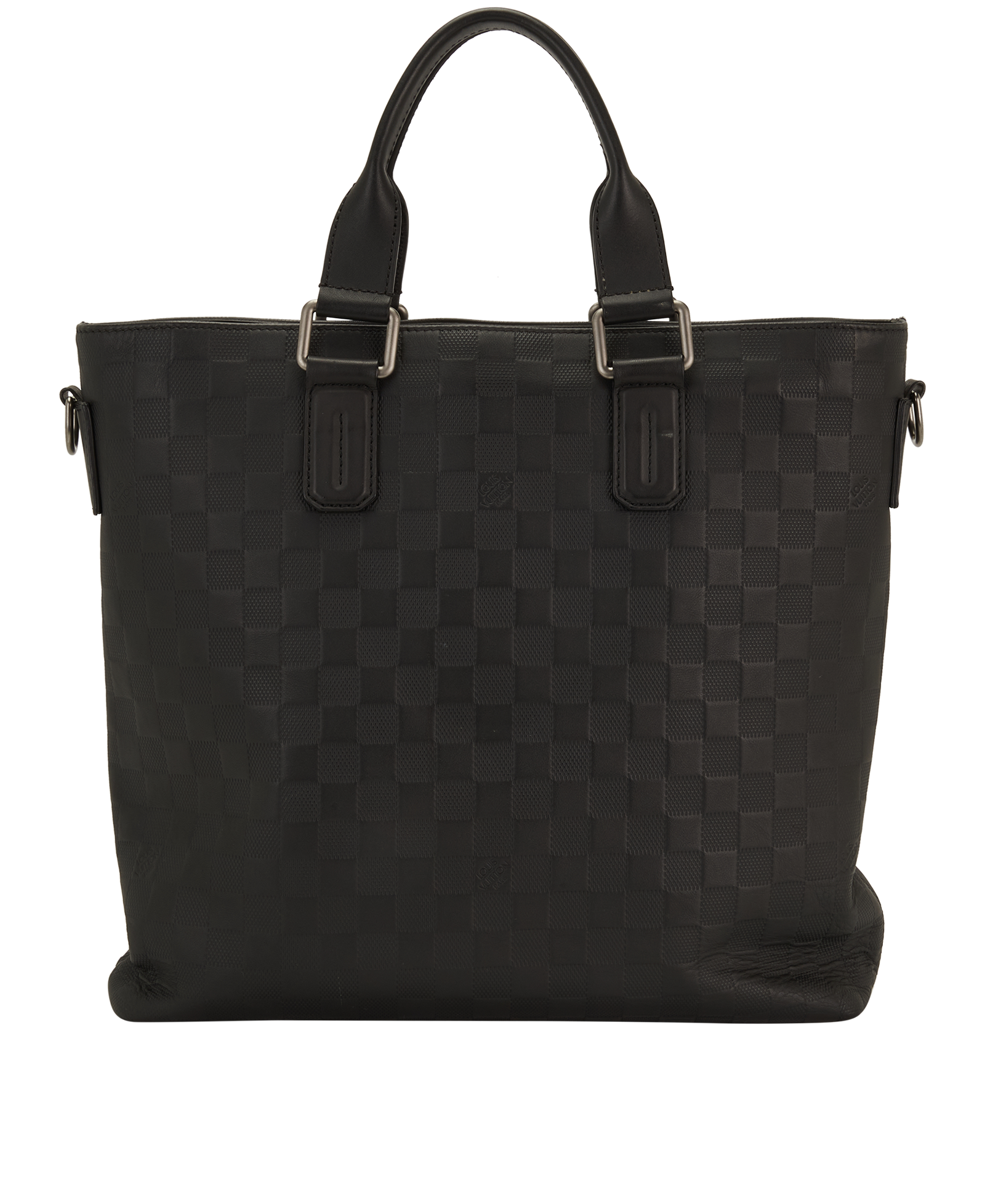 Daily Tote, &pound;610, Handbags, Black, Leather, Back view